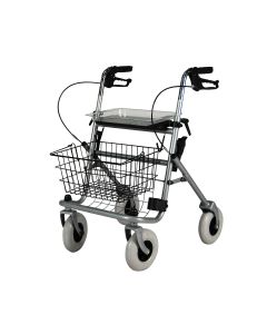 4 Wheel Walker With Basket & Tray