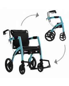 Rollz Motion 2.1 Rollator + Wheelchair