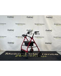 4 Wheel Rollator (Red)