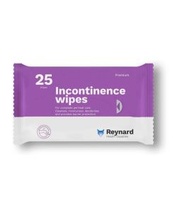 Incontinence Wipes - Pack of 25