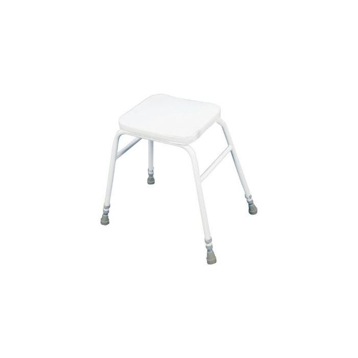 Perching stool for shower clearance
